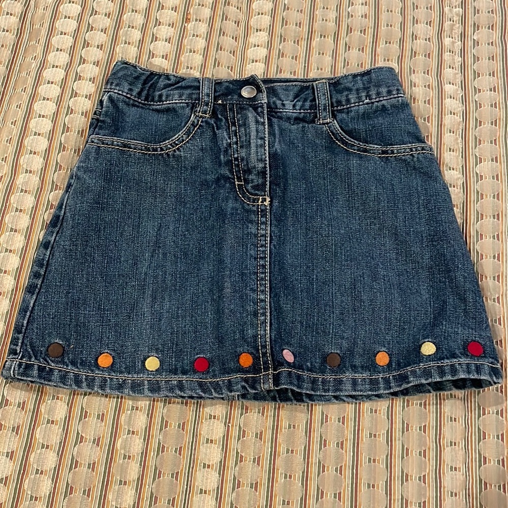Gymboree denim skirt size 6